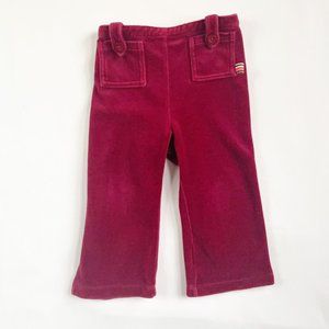 Gymboree Retro 70's Velvet Wide-Leg Pants Toddler Size 2